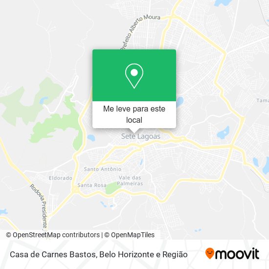Casa de Carnes Bastos mapa