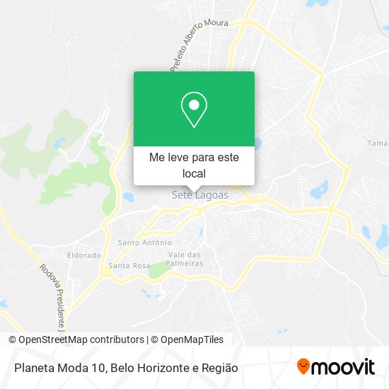 Planeta Moda 10 mapa