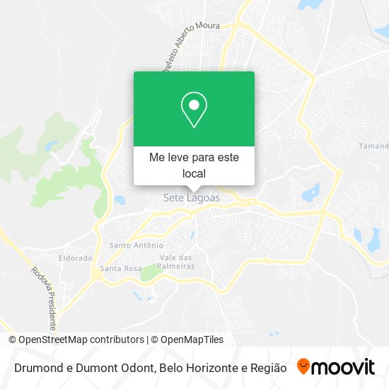 Drumond e Dumont Odont mapa