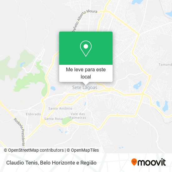 Claudio Tenis mapa