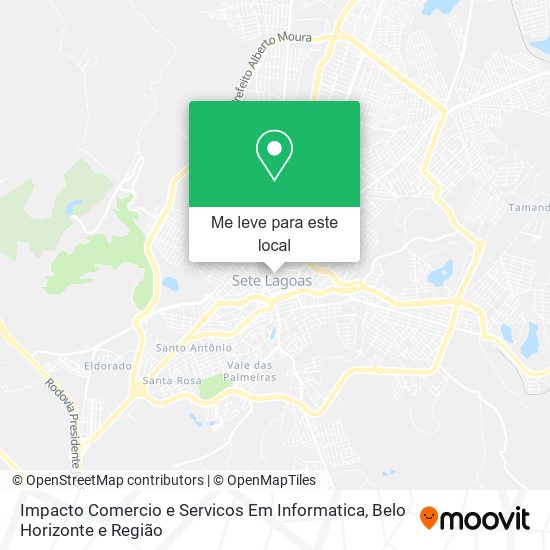 Impacto Comercio e Servicos Em Informatica mapa