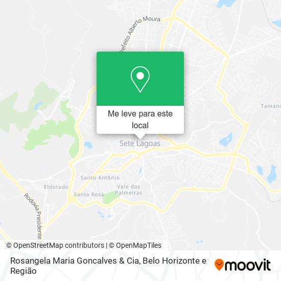 Rosangela Maria Goncalves & Cia mapa