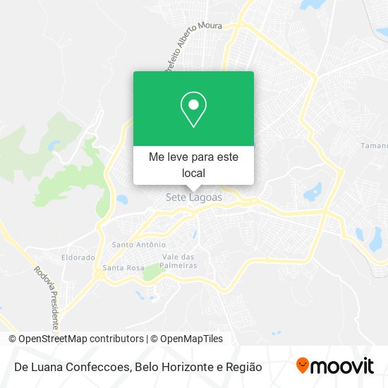 De Luana Confeccoes mapa