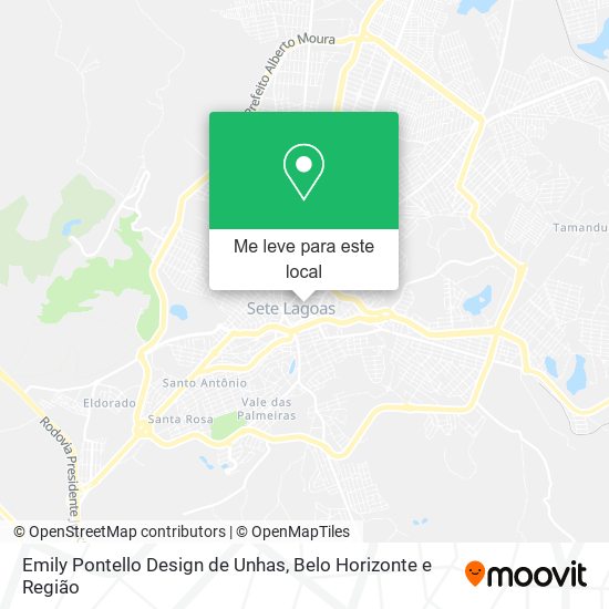 Emily Pontello Design de Unhas mapa