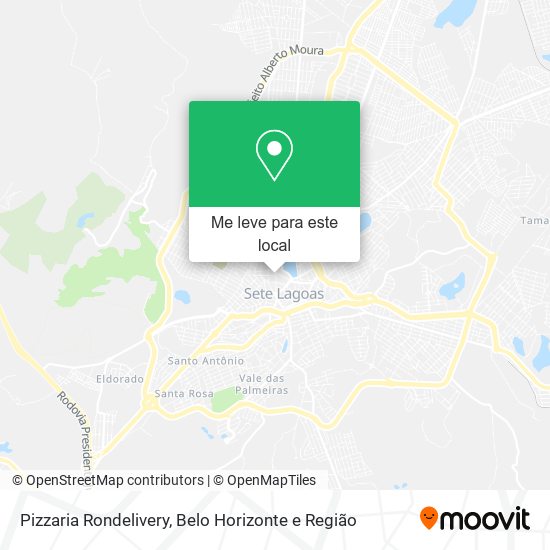 Pizzaria Rondelivery mapa