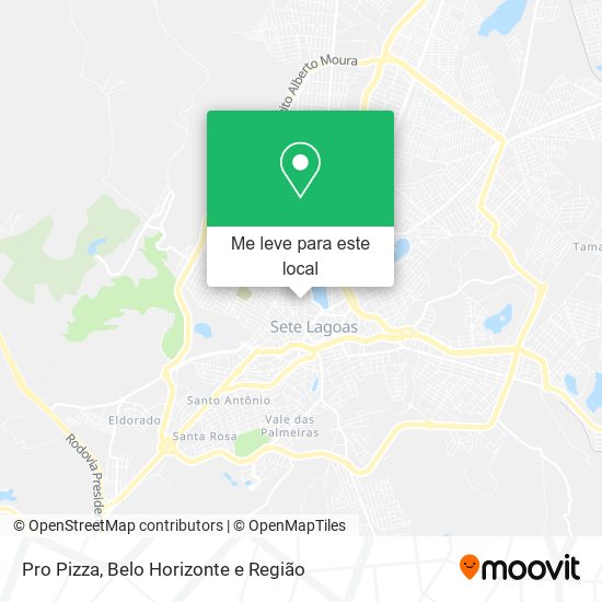 Pro Pizza mapa