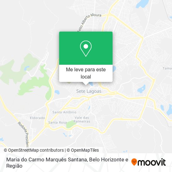 Maria do Carmo Marquês Santana mapa