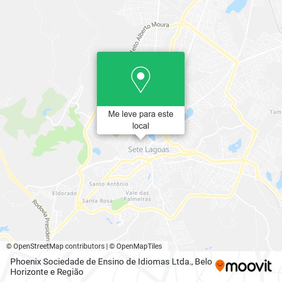 Phoenix Sociedade de Ensino de Idiomas Ltda. mapa