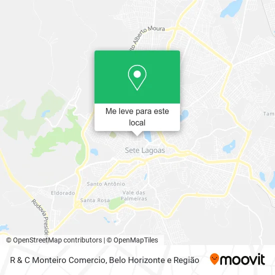 R & C Monteiro Comercio mapa