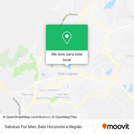 Sabatas For Men mapa