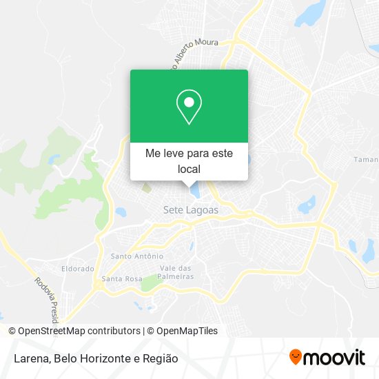Larena mapa