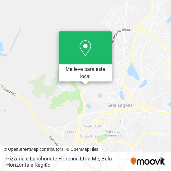 Pizzaria e Lanchonete Florenca Ltda Me mapa