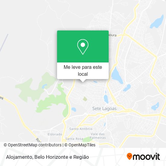 Alojamento mapa