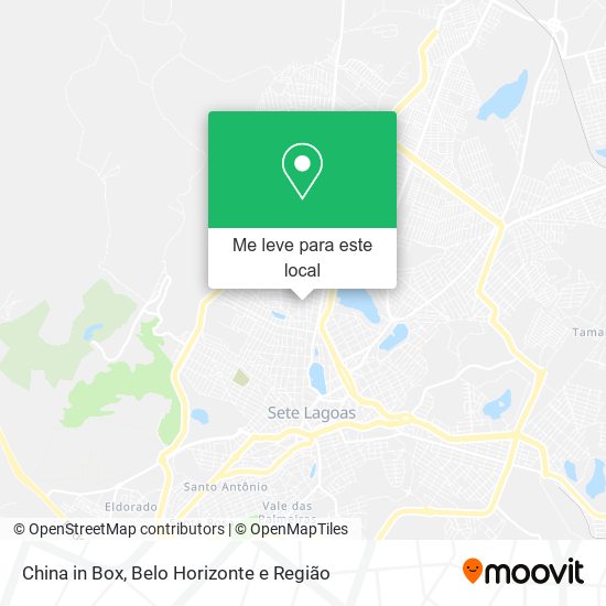 China in Box mapa
