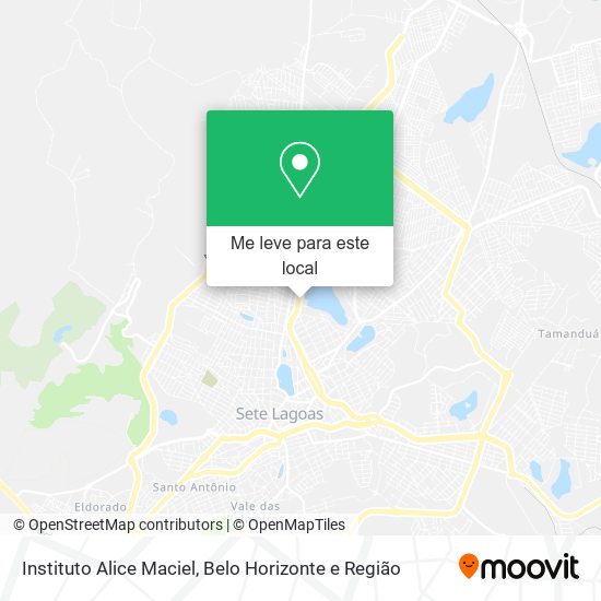 Instituto Alice Maciel mapa