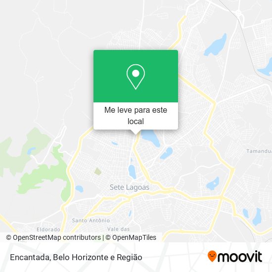 Encantada mapa