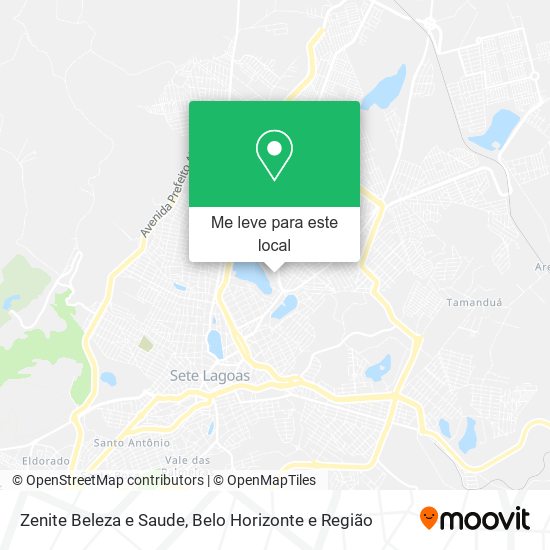 Zenite Beleza e Saude mapa