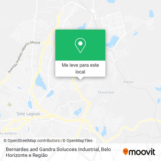 Bernardes and Gandra Solucoes Industrial mapa