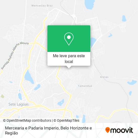 Mercearia e Padaria Imperio mapa