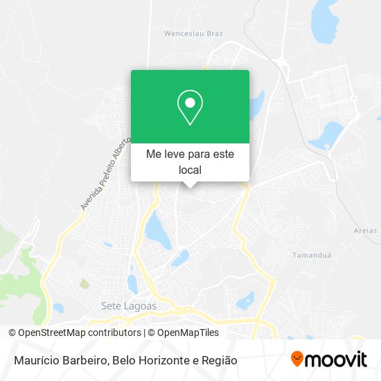 Maurício Barbeiro mapa