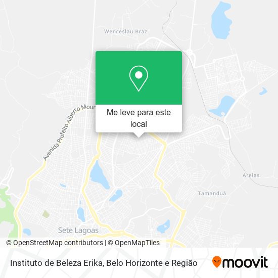 Instituto de Beleza Erika mapa