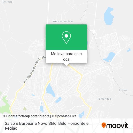 Salão e Barbearia Novo Stilo mapa