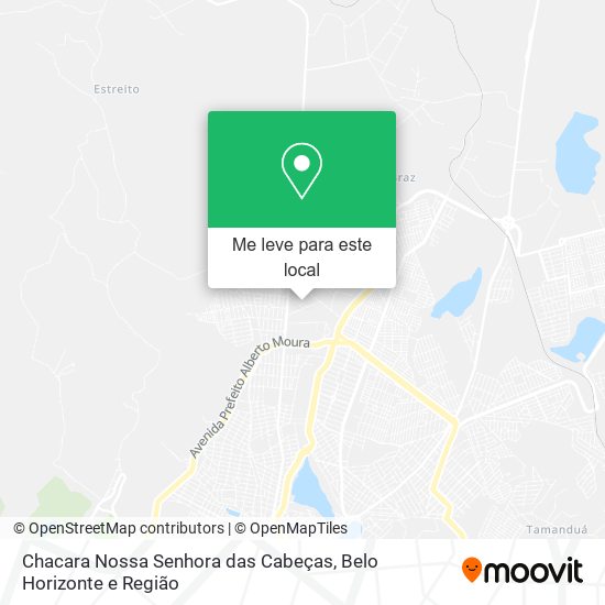 Chacara Nossa Senhora das Cabeças mapa