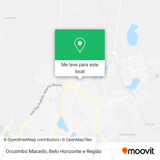 Orozimbo Macedo mapa