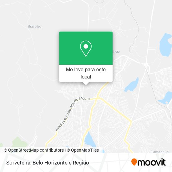 Sorveteira mapa