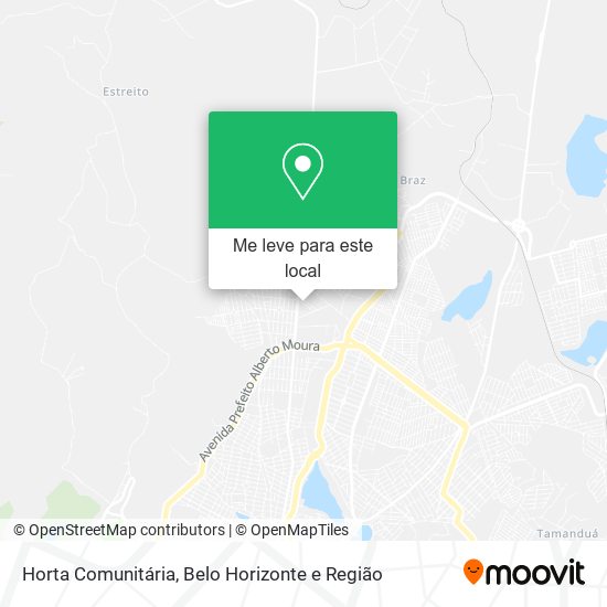 Horta Comunitária mapa