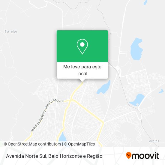 Avenida Norte Sul mapa