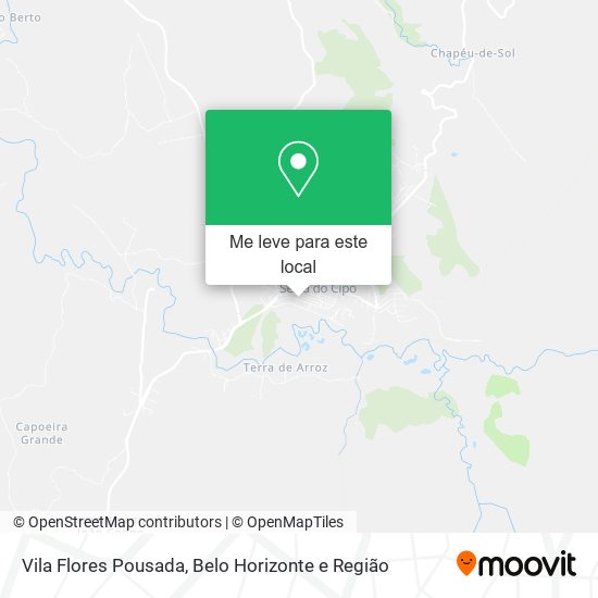 Vila Flores Pousada mapa