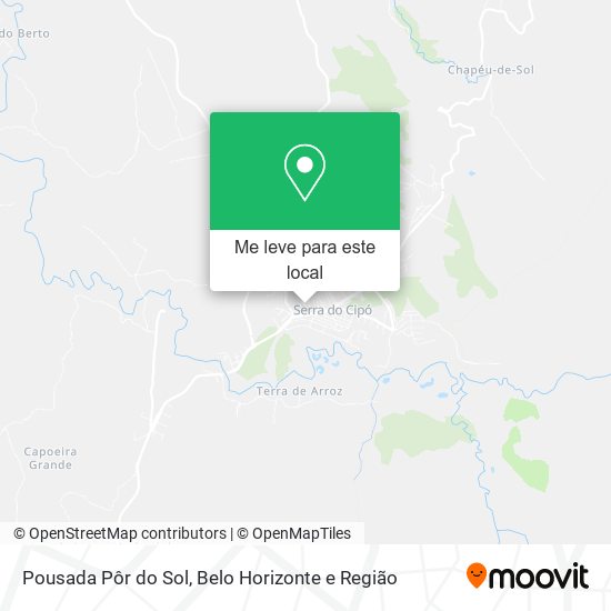 Pousada Pôr do Sol mapa