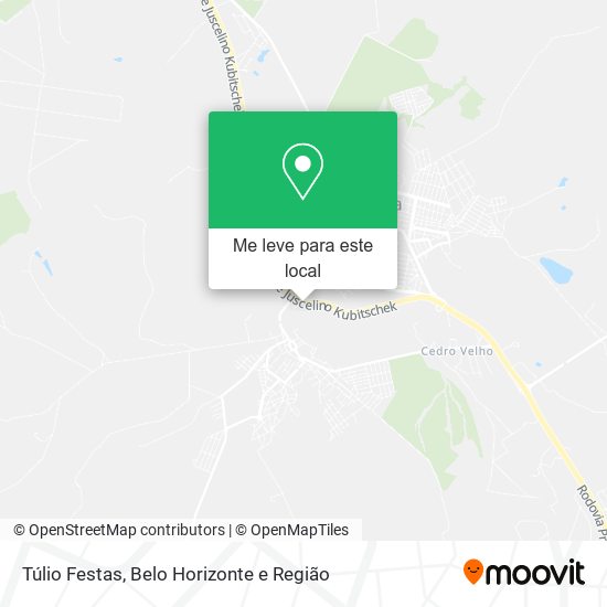 Túlio Festas mapa