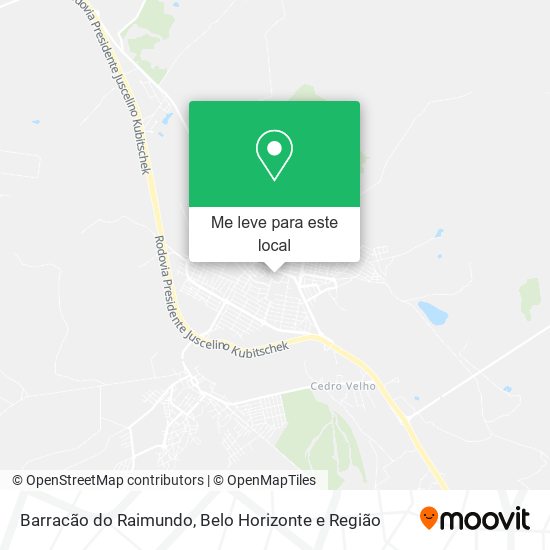 Barracão do Raimundo mapa
