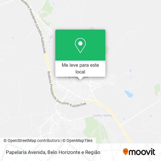 Papelaria Avenida mapa