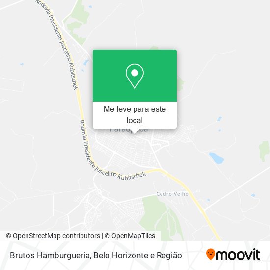 Brutos Hamburgueria mapa