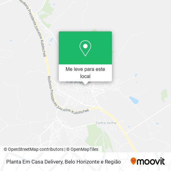 Planta Em Casa Delivery mapa