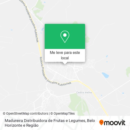 Madureira Distribuidora de Frutas e Legumes mapa
