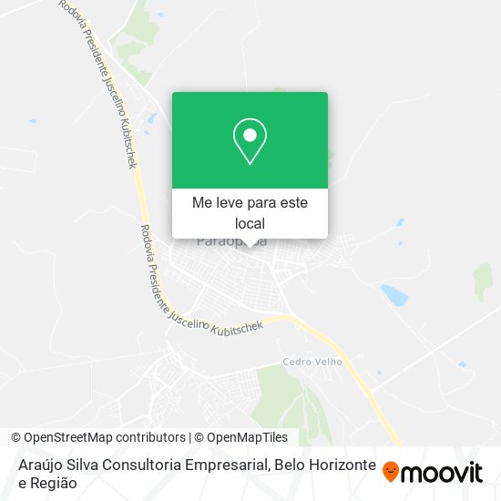 Araújo Silva Consultoria Empresarial mapa