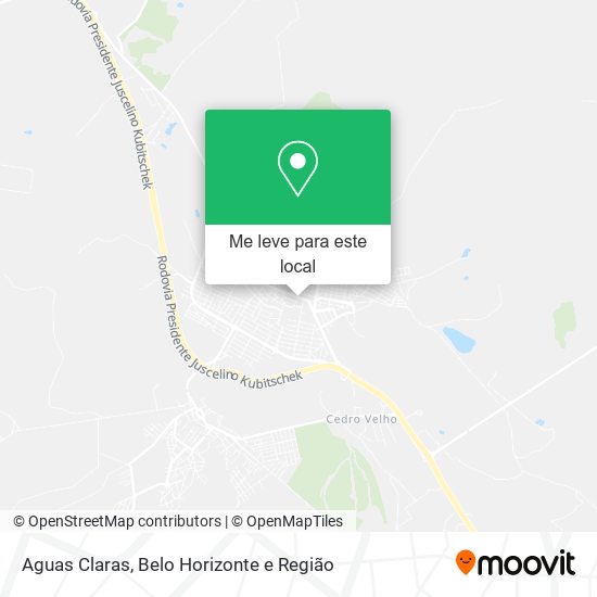 Aguas Claras mapa