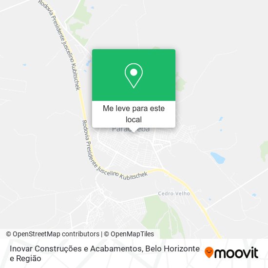 Inovar Construções e Acabamentos mapa