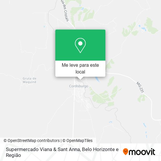 Supermercado Viana & Sant Anna mapa
