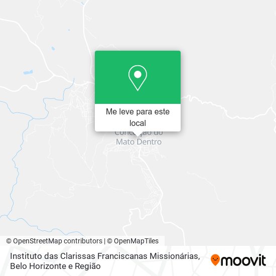 Instituto das Clarissas Franciscanas Missionárias mapa