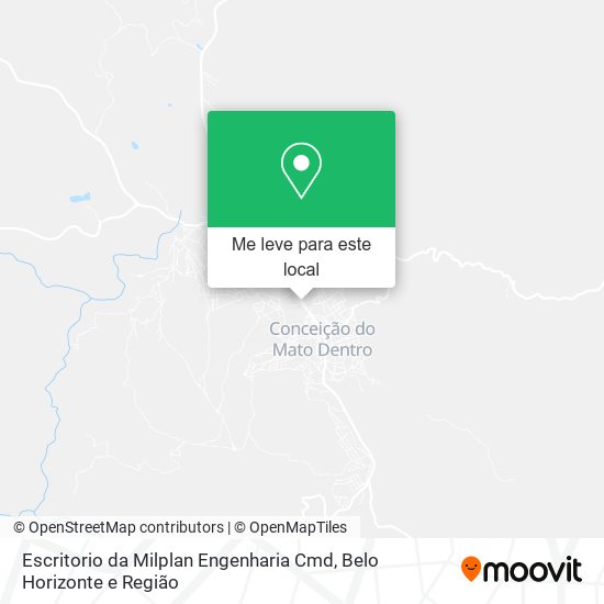 Escritorio da Milplan Engenharia Cmd mapa
