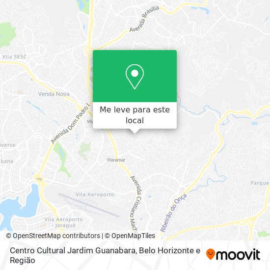 Centro Cultural Jardim Guanabara mapa