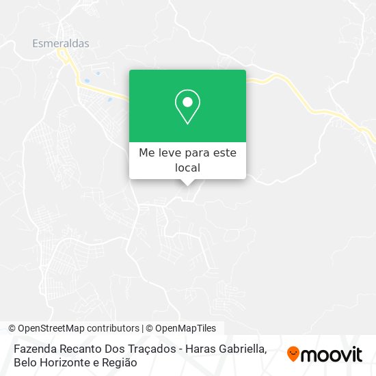 Fazenda Recanto Dos Traçados - Haras Gabriella mapa