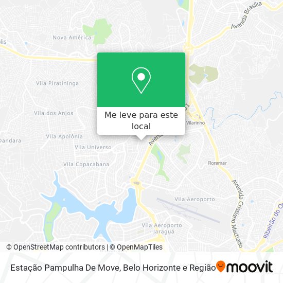Estação Pampulha De Move mapa