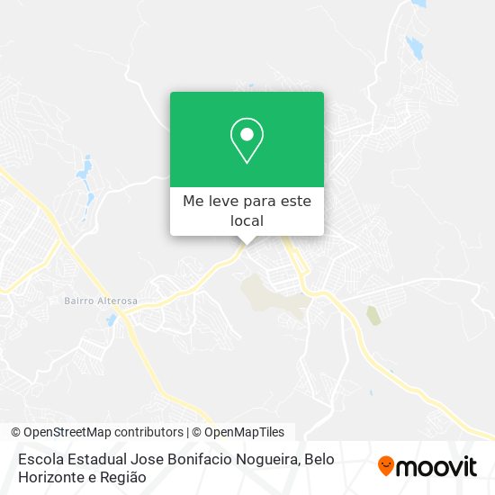 Escola Estadual Jose Bonifacio Nogueira mapa