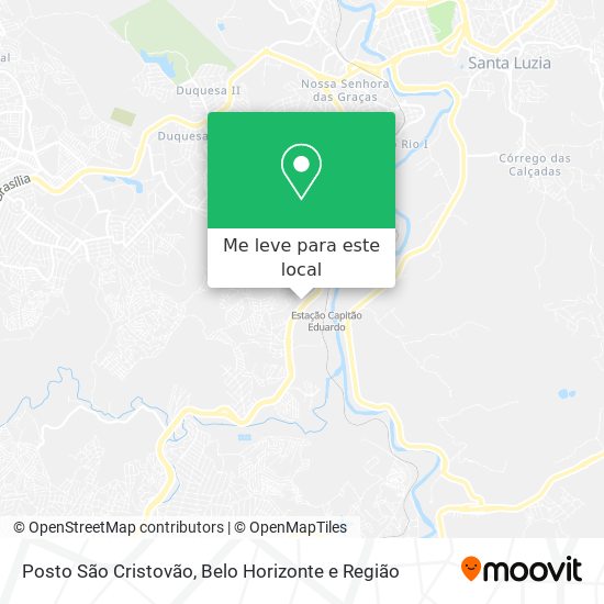 Posto São Cristovão mapa